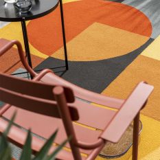 Habitat Matisse Outdoor Geometric Rugs in Multi 411705