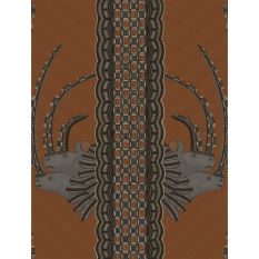 Jabu Wallpaper 3018 by Cole & Son in Ginger Orange