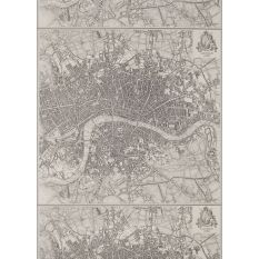 London 1832 Wallpaper 312623 by Zoffany in Silver Grey