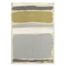 Sanderson Abstract Rugs 45401 in Linden Silver