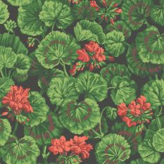Geranium Wallpaper 11033 by Cole & Son in Charcoal Black