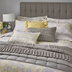 Reset Chunky Knitted Wool Cushion By Katie Piper in Silver Grey
