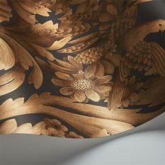 Gibbons Carving Wallpaper 9018 by Cole & Son in Metallic Bronze