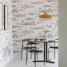 Zambezi Wallpaper 14062 by Cole & Son in Soot Stone