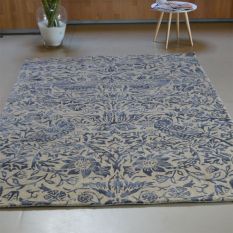 Pure Strawberry Rugs 028105 Ink by Morris & Co