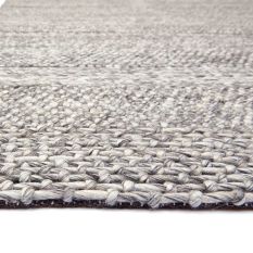 Katherine Carnaby CS07 Modern Designer Rugs in Grey Marl Stripe