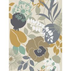 Doyenne Wallpaper 111490 by Harlequin in Ochre Stone Mint