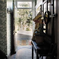 Bachelors Button Wallpaper 217097 by Morris & Co in Leaf Green Sky