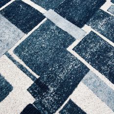 Louis De Poortere Designer Lucia Rugs in 9355 Ice Blue