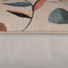 Mid Summer Floral Bolster Cushion by Scatter Box in Natural