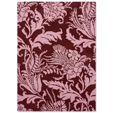 Baroque 162902 Wool Rugs by Ted Baker in Pink