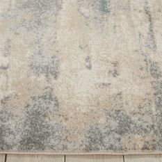 Maxell MAE17 Abstract Rugs by Nourison in Ivory Teal Blue