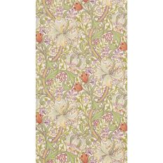 Golden Lily Wallpaper 210399 by Morris & Co in Olive Russet