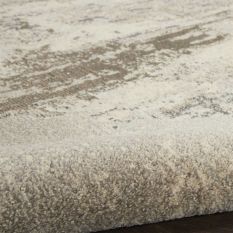 Celestial Modern Abstract Rugs CES02 in Ivory Grey by Nourison