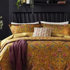 Seasons By May Cushion in Linen Grey By Morris & Co