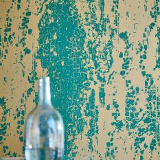 Eglomise Wallpaper 111744 by Harlequin in Emerald Rich Gold