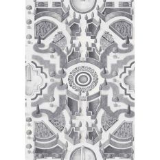 Topiary Wallpaper 2006 by Cole & Son in Soot Grey