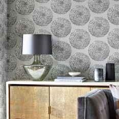 Elixity Wallpaper 111976 by Harlequin in Titanium Grey