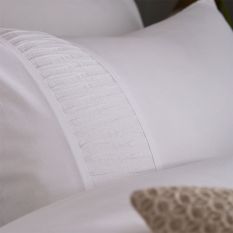 Serenity Pleat Bedding by Katie Piper in White