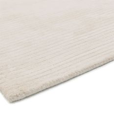 Bellagio Modern Plain Viscose Rugs in White