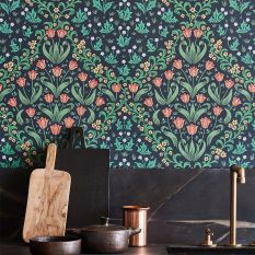 Tudor Garden Wallpaper 2002 by Cole & Son in Sage Green