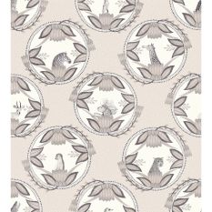 Ardmore Cameos Wallpaper 9044 by Cole & Son in Light Grey
