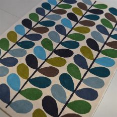 Multi Stem Rugs 59507 in Kingfisher by Orla Kiely