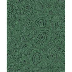 Malachite Wallpaper 17035 by Cole & Son in Emerald Green Black