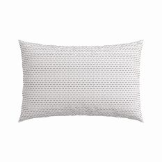 Long Island Dashed Weave Bedding by Helena Springfield in White & Grey