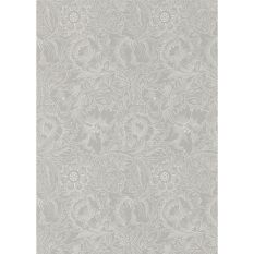 Pure Poppy Wallpaper 216032 by Morris & Co in Dove Chalk White
