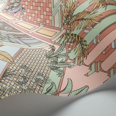 Miami Wallpaper 6023 by Cole & Son in Pastel Multi