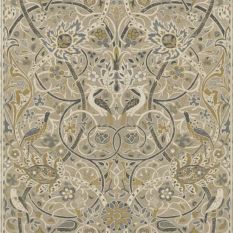 Bullerswood Wallpaper 216447 by Morris & Co in Stone Mustard