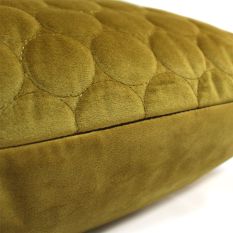 Halo Textured Geometric Cushion by Scatter Box in Antique Gold