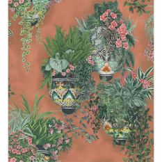 Talavera Wallpaper 9025 by Cole & Son in Rose Red