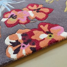 Stapleton Rugs 45302 in Rosewood by Sanderson