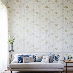 Gardinum Wallpaper 110554 by Harlequin in Ivory Gold