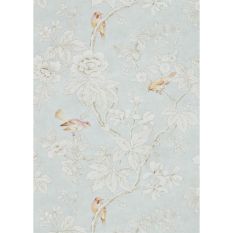Chiswick Grove 216388 Wallpaper by Sanderson in Silver Grey