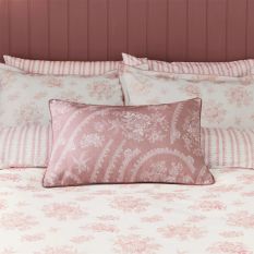 Asiatic Pheasants Cushion by Burleigh X Bedeck of Belfast in Pink