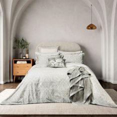 Amalia Cushion by Bedeck of Belfast in White Silver