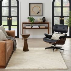 Graceful GRU01 Abstract Wool Rugs by Nourison in Ivory White