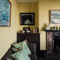 Marigold Wallpaper 217091 by Morris & Co in Yellow
