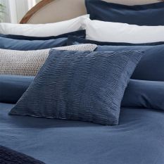 Serein Cushion by Bedeck of Belfast Rare Earth in Chalk indigo