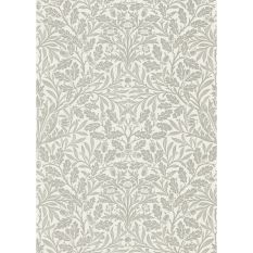 Pure Acorn Wallpaper 216042 by Morris & Co in Ecru Pewter