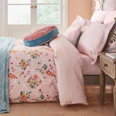 Peppermint Floral Bedding by Ted Baker in Soft Pink