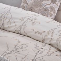 Pussy Willow Cotton Bedding Set by Laura Ashley in Dove Grey