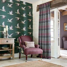Elysian Geese Wallpaper 216608 by Sanderson in Amsterdam Green