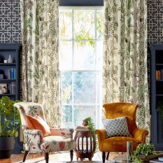 Hampton Trellis Wallpaper 216662 by Sanderson in Charcoal Grey
