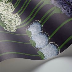 Allium Wallpaper 12036 by Cole & Son in Mulberry & Heather on Violet