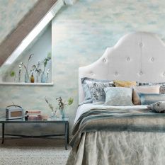 Bamburgh Sky Wallpaper 216515 by Sanderson in Estuary Blue