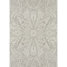 Grand Paisley 313019 Wallpaper Panel by Zoffany in Silver Grey